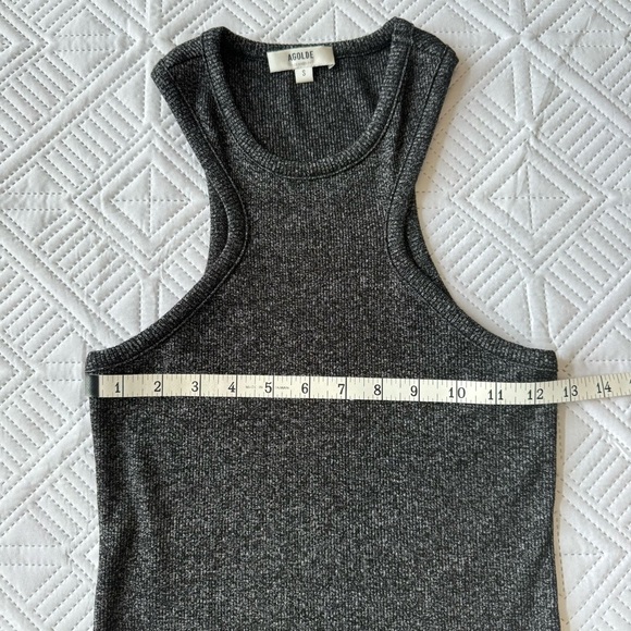 Agolde Bea Cutaway Ribbed Tank Top Size Small - Picture 6 of 7